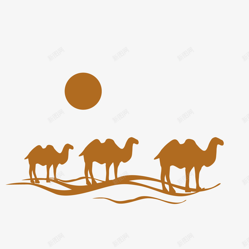 骆驼矢量图eps免抠素材_新图网 https://ixintu.com 动物 矢量装饰 装饰 骆驼 骆驼装饰 矢量图