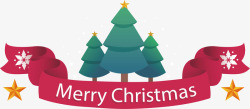 圣诞树框圣诞树标题框矢量图高清图片