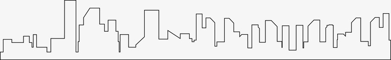 手绘城市png免抠素材_新图网 https://ixintu.com 城市 城市建筑图 城市线框 建筑 手绘城市图 曲线 线条 线绘 边框 都市