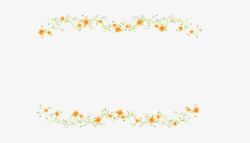 平面相框素材花卉边框高清图片