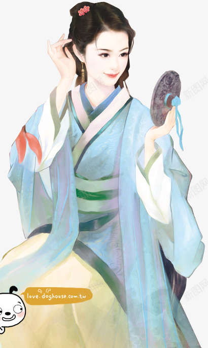 古典美人png免抠素材_新图网 https://ixintu.com 中国风 人像 古典 美人 美女