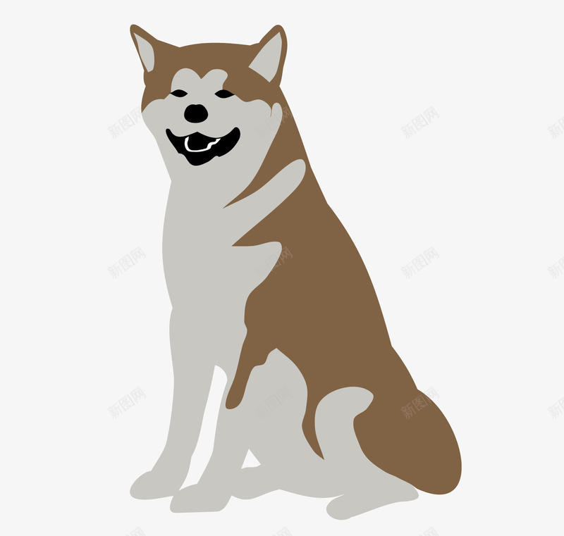 柴犬透明png免抠素材_新图网 https://ixintu.com 卡通狗 宠物健康 宠物美容 狗狗