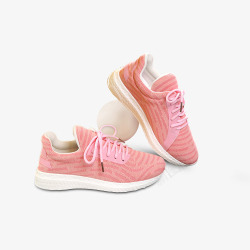 粉色鞋粉色女士运动鞋高清图片