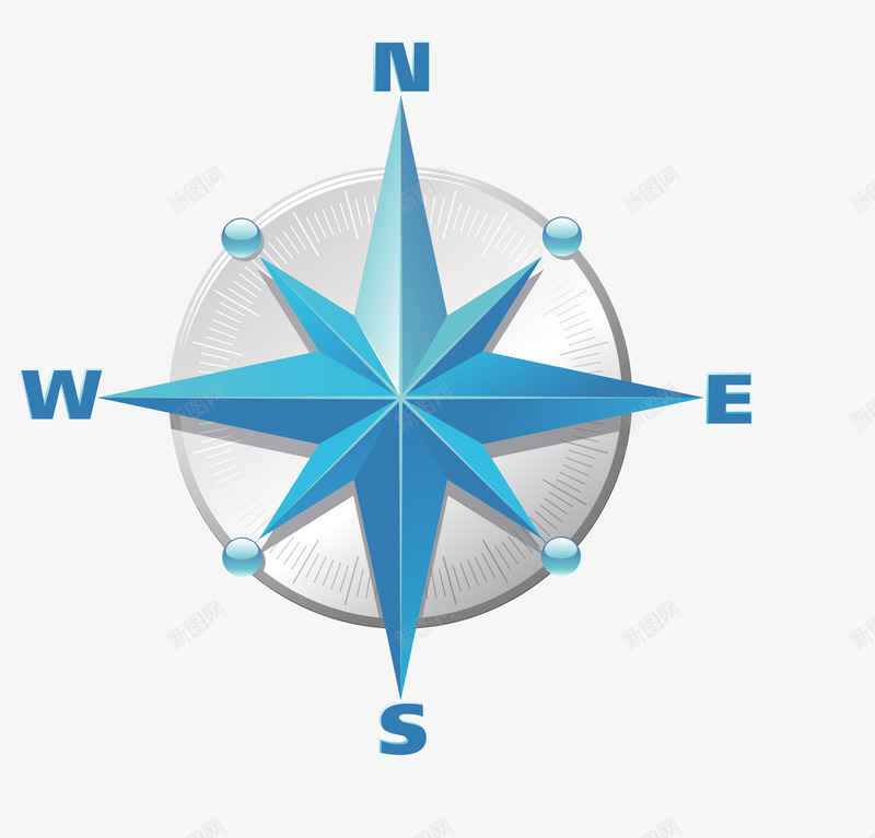 卡通简洁扁平化方向标png免抠素材_新图网 https://ixintu.com 卡通方向标 扁平化方向标 方向标 方向标png 矢量方向标 简洁方向标