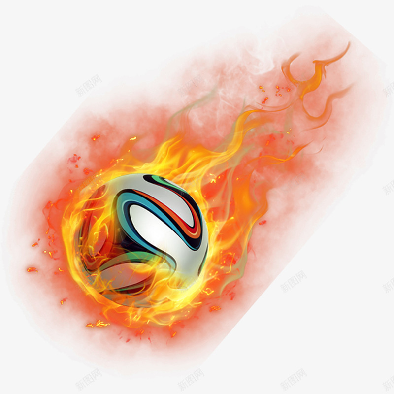 世界杯足球和火焰png免抠素材_新图网 https://ixintu.com 世界杯 火焰 火焰喷射 燃烧的 足球 足球比赛 足球运动