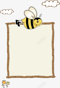 蜜蜂边框蜜蜂边框高清图片