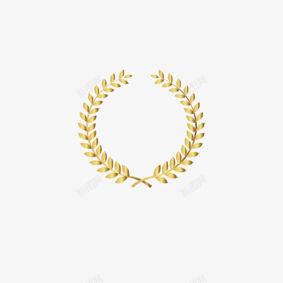 橄榄枝png免抠素材_新图网 https://ixintu.com 橄榄枝 空间装饰 花环