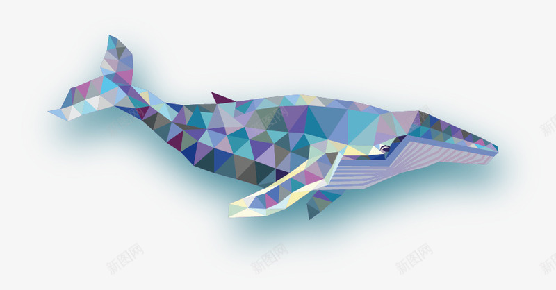 几何动物元素png免抠素材_新图网 https://ixintu.com 三角 三角形鱼 几何 几何图形 设计 鱼