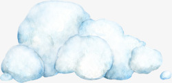 棉花蓝色棉花糖云朵高清图片