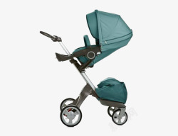 绿色婴儿车2017新款婴儿车高清图片