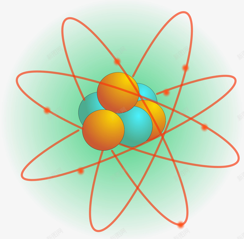 运动的原子png免抠素材_新图网 https://ixintu.com 分子 物理 科学 粒子 运动