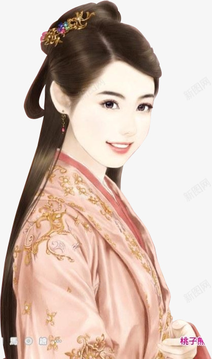古典美人png免抠素材_新图网 https://ixintu.com 中国风 人像 古典 美人 美女