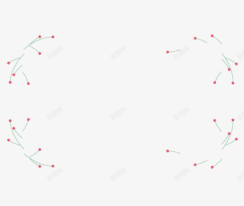 外框花环png免抠素材_新图网 https://ixintu.com 外框 影楼摄影素材 花框 花环 边框