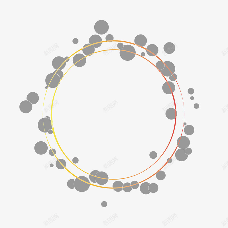 线圈和圆点png免抠素材_新图网 https://ixintu.com 圆点 线圈 黄色线圈