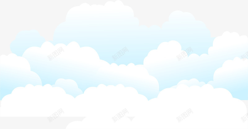 唯美白色云朵png免抠素材_新图网 https://ixintu.com 云彩 唯美云朵 小清新云朵 温馨 白色云朵 童趣