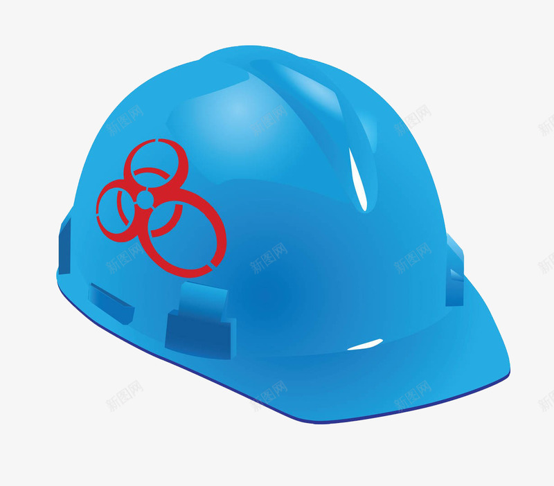 蓝色安全帽png免抠素材_新图网 https://ixintu.com 产品实物 安全意识 简洁 纯色