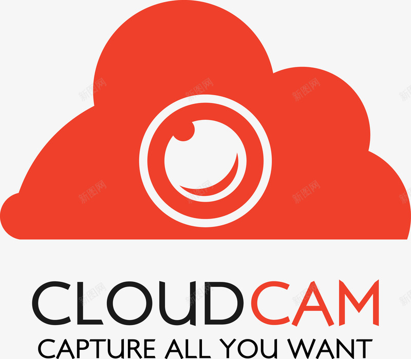 红色云朵logo图标png_新图网 https://ixintu.com LOGO设计 云 云logo 云朵 云朵LOGO 云朵logo 企业商标 创意云朵 图标 矢量云朵 精美云朵 红色