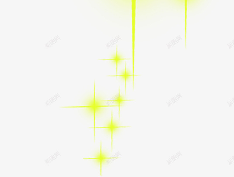黄色漂浮星光挂历装饰png免抠素材_新图网 https://ixintu.com 挂历 星光 漂浮 装饰 黄色
