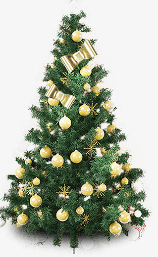 圣诞节的圣诞装饰树png免抠素材_新图网 https://ixintu.com 圣诞树 树 绿松 绿植 装饰树