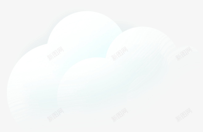 创意手绘扁平风格白色的云朵png免抠素材_新图网 https://ixintu.com 云朵 创意 扁平 白色 风格