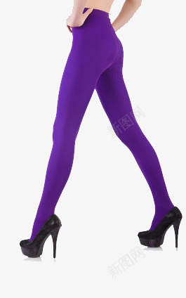 穿打底袜的美女png免抠素材_新图网 https://ixintu.com 紫色 美腿 高跟鞋