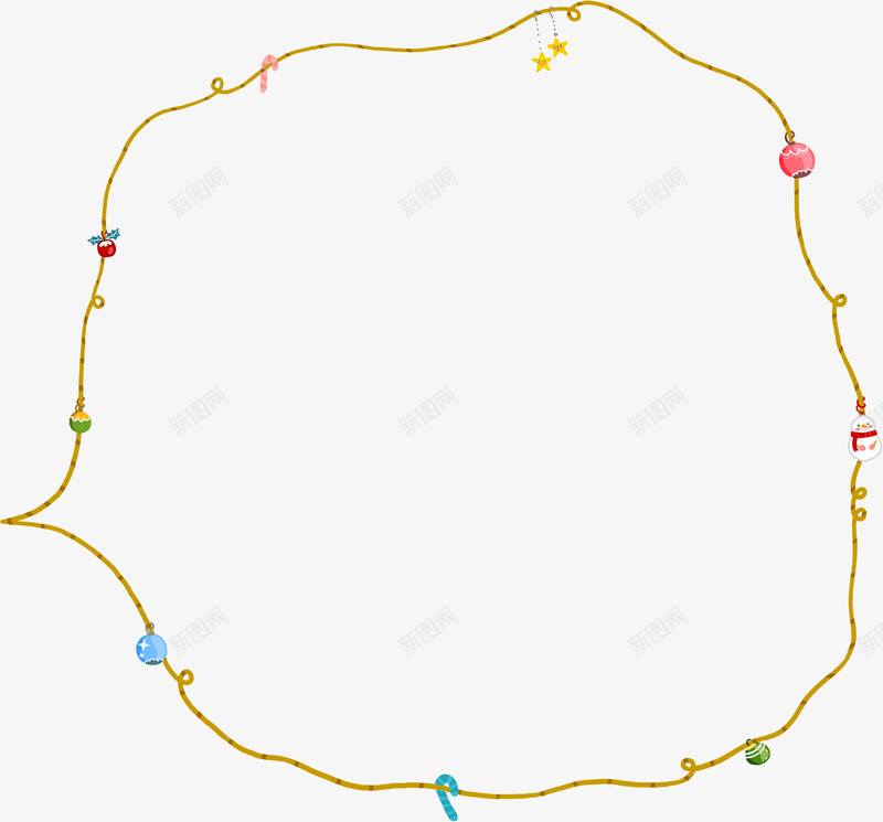 简洁田园风边框png免抠素材_新图网 https://ixintu.com 田园风 简洁 边框