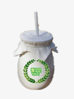 天然酸牛奶素材