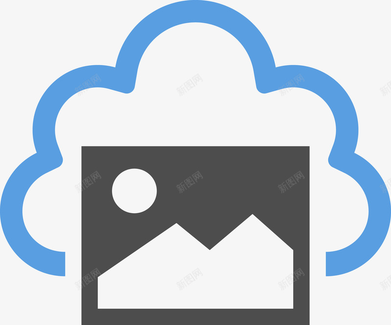 照片云服务图标png_新图网 https://ixintu.com 云图标 云存储 云服务 云服务器 云朵 云端 云端服务 云计算机 互联网 微云 数据 照片 矢量云朵