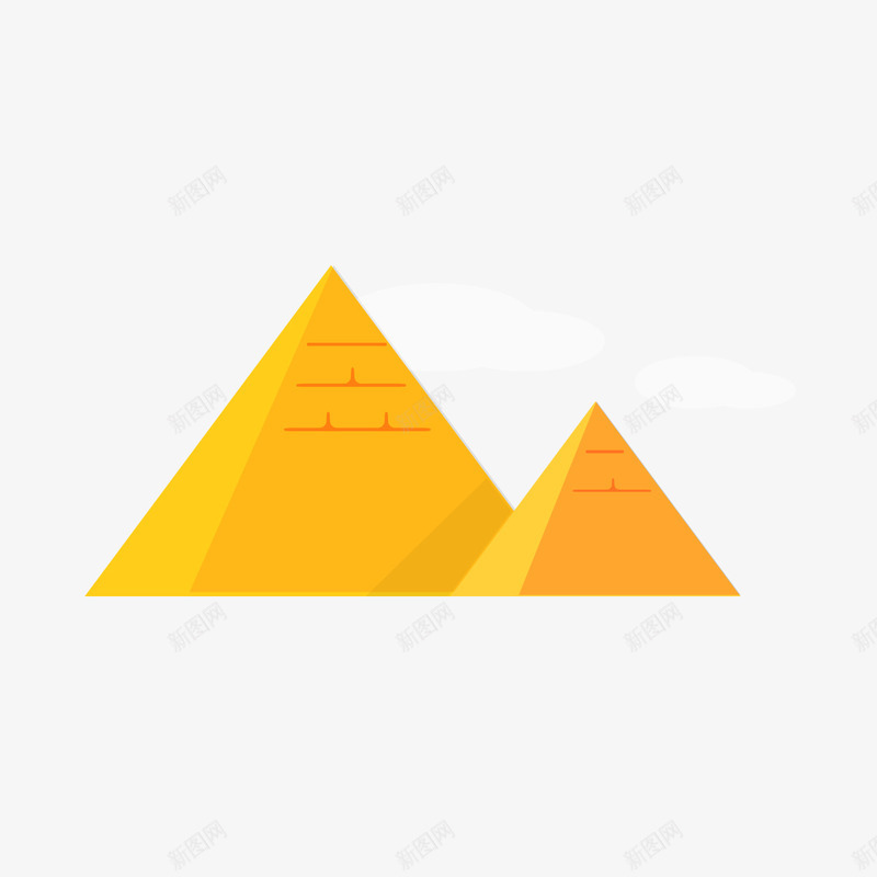 三角形金字塔psd免抠素材_新图网 https://ixintu.com 三角形 光泽 台阶 埃及 渐变 质感 金字塔 锥形