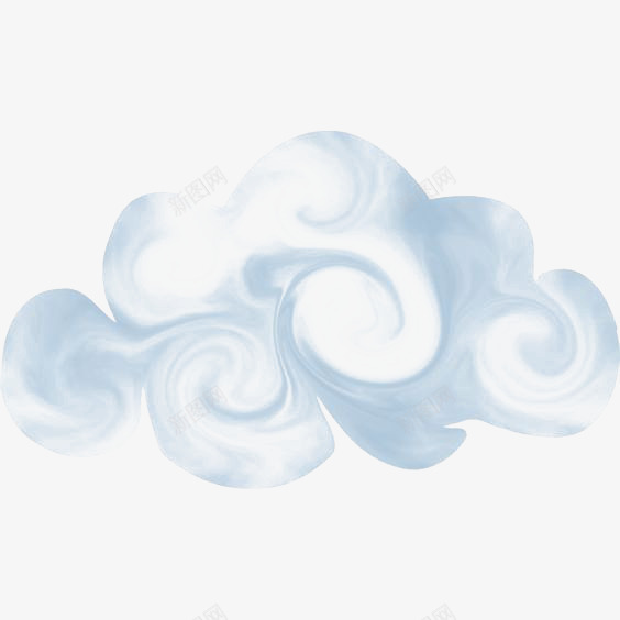 水彩云朵png免抠素材_新图网 https://ixintu.com 云朵免扣元素 创意云朵 水墨云朵 白云 蓝色云朵