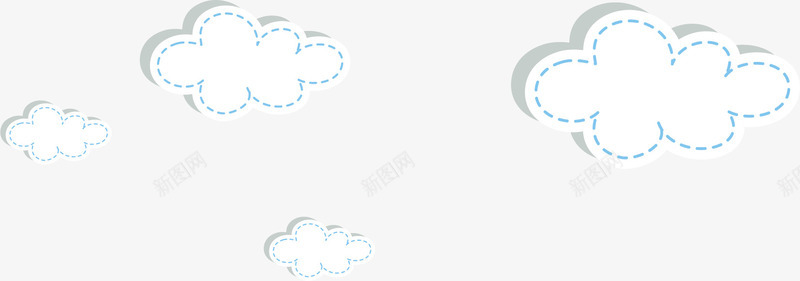 布艺云朵矢量图ai免抠素材_新图网 https://ixintu.com 云层素材 云朵素材 卡通云朵 白云素材 白色云朵 矢量云朵 矢量卡通素材 矢量素材 矢量图
