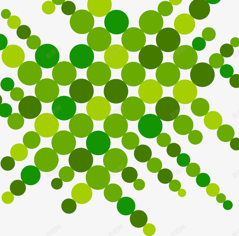 绿色斑点矢量图ai免抠素材_新图网 https://ixintu.com 光晕 圆点 斑点 绿色 背景 矢量图