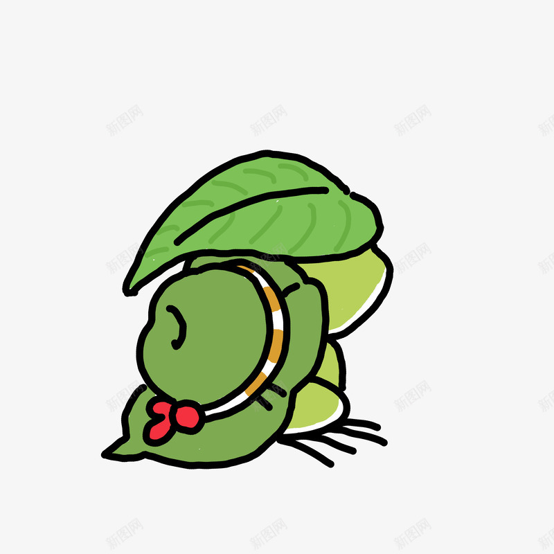 旅行青蛙坐着png免抠素材_新图网 https://ixintu.com 免扣原图 卡通动物元素 手绘素材 旅行青蛙