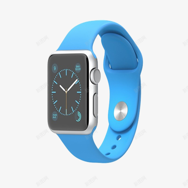 苹果WATCH苹果手表png免抠素材_新图网 https://ixintu.com Apple apple iWatch watch 产品实物 智能 正品 运动表带 铝金属表壳