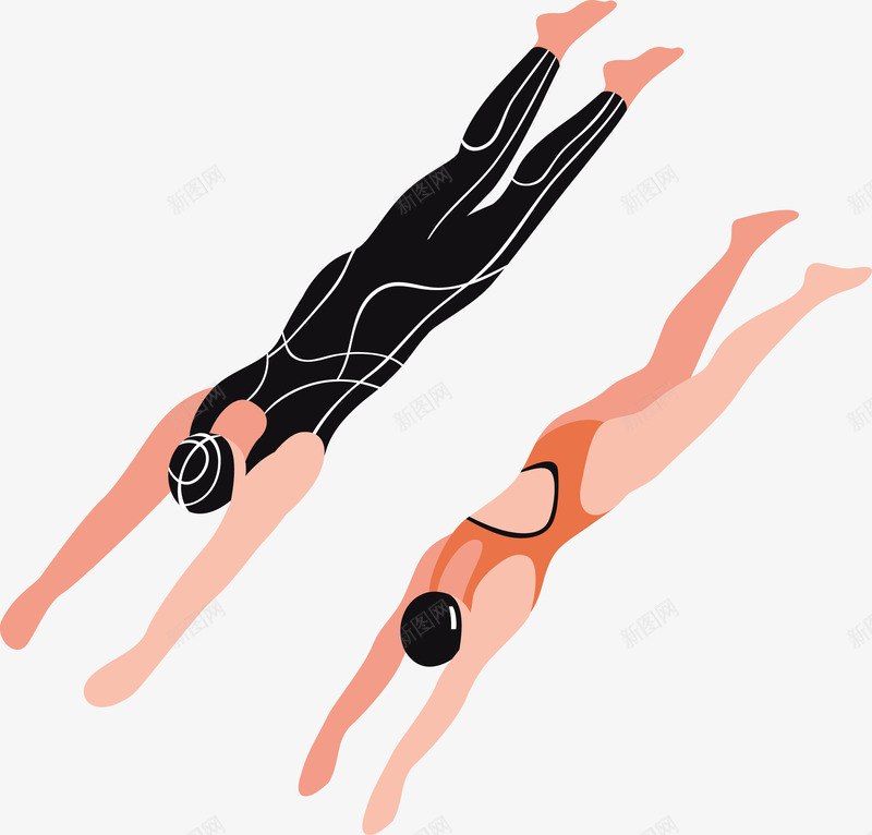 两个跳水运动员跳水姿势矢量图eps免抠素材_新图网 https://ixintu.com 两个运动员 跳水 跳水姿势 跳水运动员 运动员 运动员PNG 矢量图