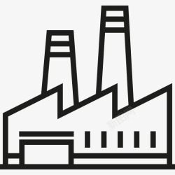 工厂污染工厂图标高清图片