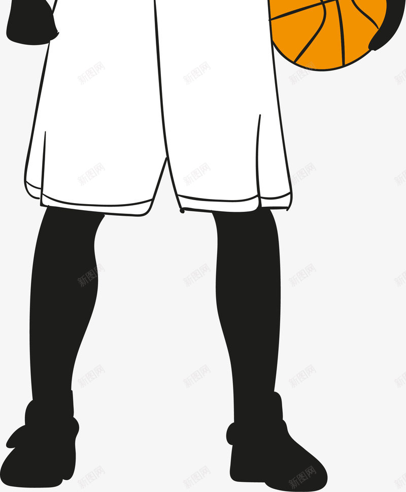 抱着篮球的男人剪影png免抠素材_新图网 https://ixintu.com 抱着篮球 球员 男人剪影 篮球运动 黄色篮球 黑色剪影