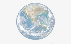 天球蓝色的立体的星球地球高清图片
