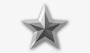 创意合成银色质感五角星形状png免抠素材_新图网 https://ixintu.com 五角星 创意 合成 形状 质感 银色