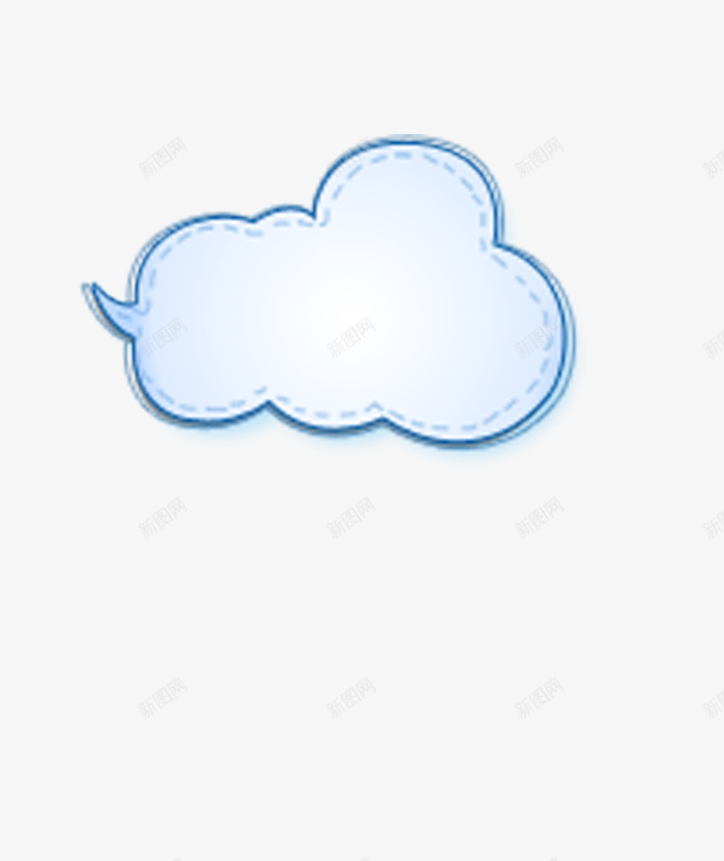 对话框png免抠素材_新图网 https://ixintu.com 云朵 卡通 可爱 对话框 对话框图片 手绘 手绘对话框