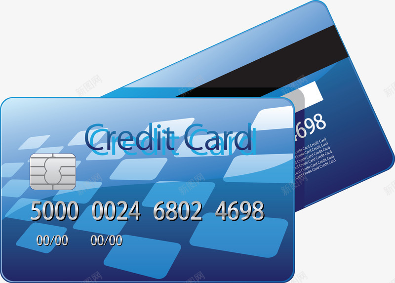 蓝色银行卡png免抠素材_新图网 https://ixintu.com 京东钱包 财富 财富管理 金币 金融 金钱 钱包 钱币 银行卡 银行卡模型