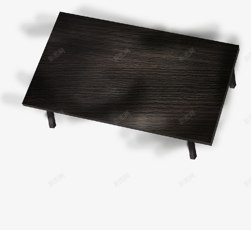 黑色木纹桌子png免抠素材_新图网 https://ixintu.com 木纹 桌子 纹理 黑色