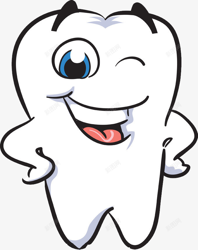 牙齿的欢乐png免抠素材_新图网 https://ixintu.com 健康 口腔健康 欢欣 牙齿 美白牙齿