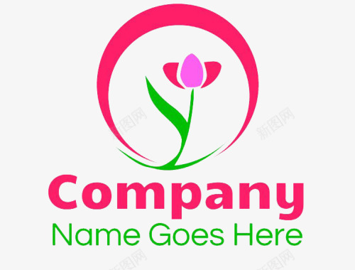 鲜花公司logo图标图标