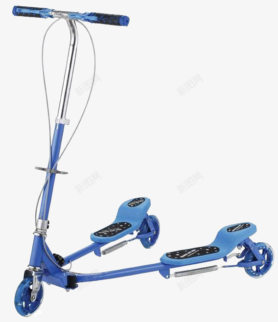 滑板车滑板车滑板车png免抠素材_新图网 https://ixintu.com 儿童 滑板车 蓝色 踏板