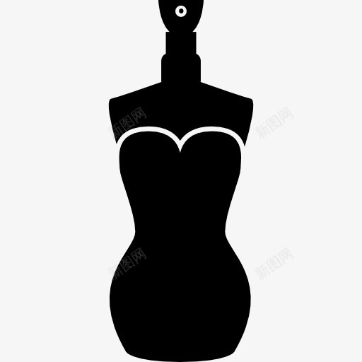 女性时装模特图标png_新图网 https://ixintu.com 女性 形状 时尚 服装 模特 洋装 裙子