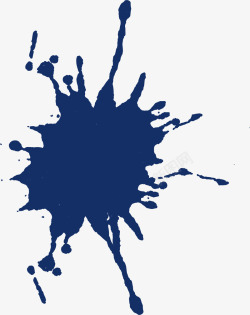 油渍纹理蓝色的污渍纹理笔刷矢量图高清图片