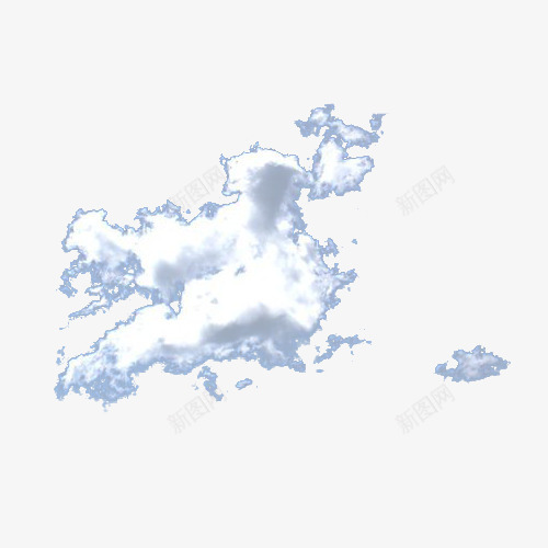 云彩白色纯洁png免抠素材_新图网 https://ixintu.com 一朵云 云彩 写实 大气 白色 纯洁 美丽 自然