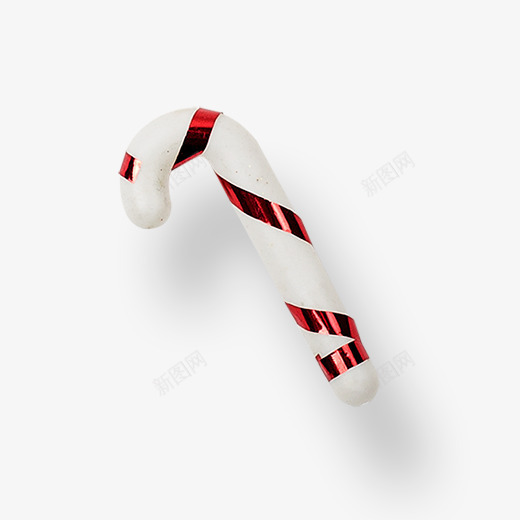 白色圣诞拐杖元素png免抠素材_新图网 https://ixintu.com 创意 圣诞 圣诞节 彩带 拐杖 白色 节日 装饰