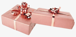 粉色礼盒结婚礼物素材